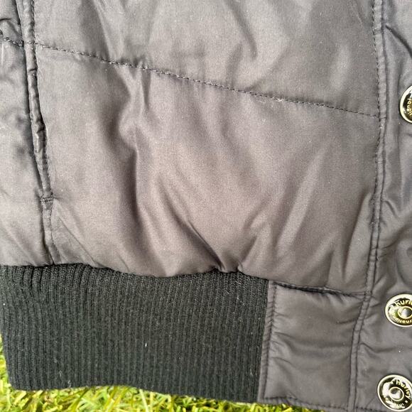 Hurley Vintage Y2K Retro Puffer Down Filled Snowboard Ski Insulated Vest S/M - Picture 6 of 13